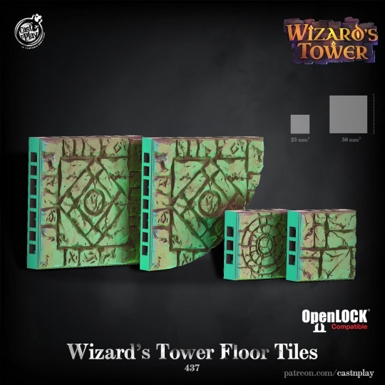 Wizard's Tower Floor Tiles