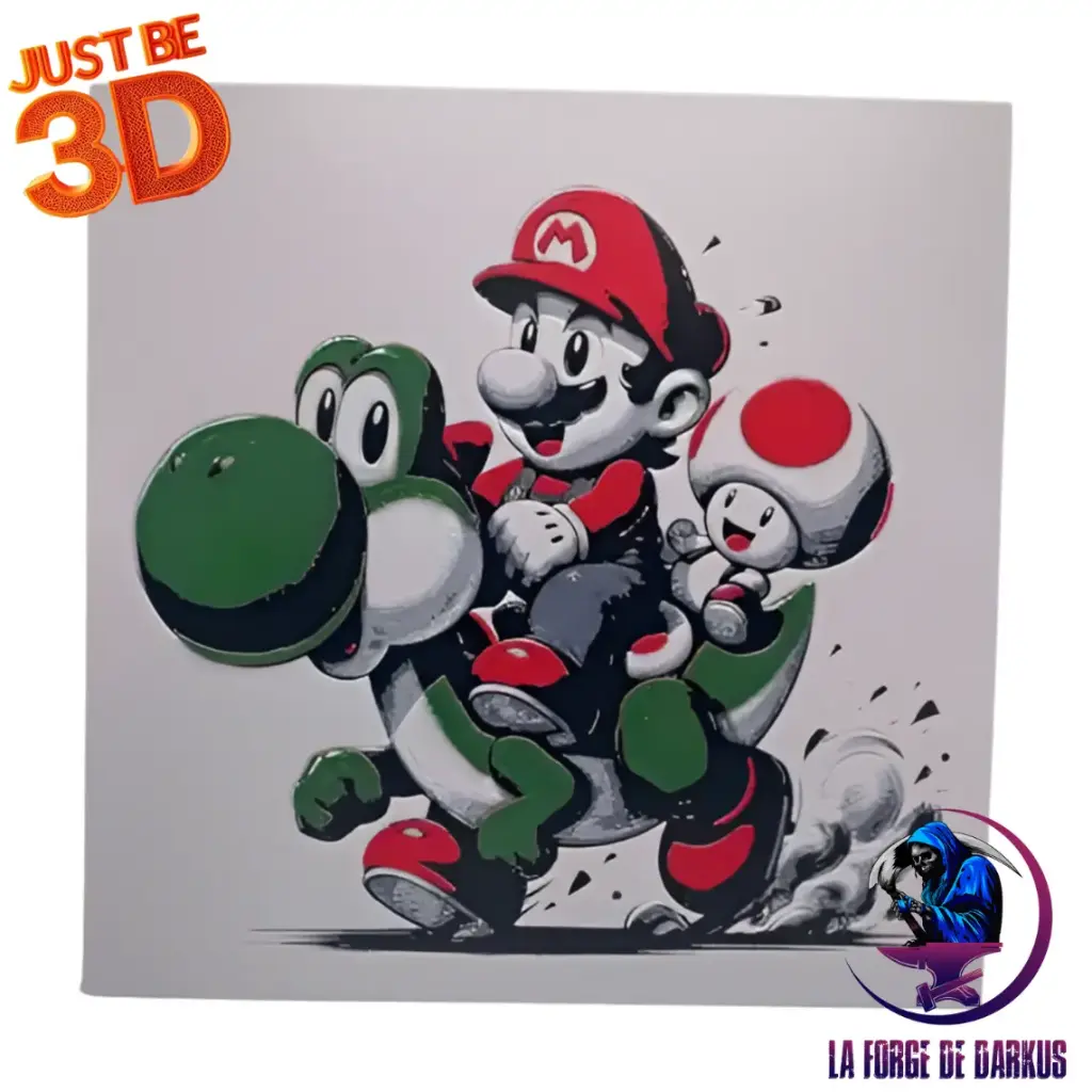 Mario Yoshi Toad - Mario