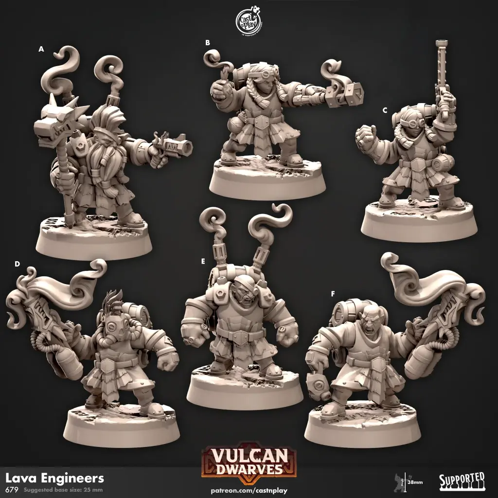 Vulcan Dwarves - Lava Engineers