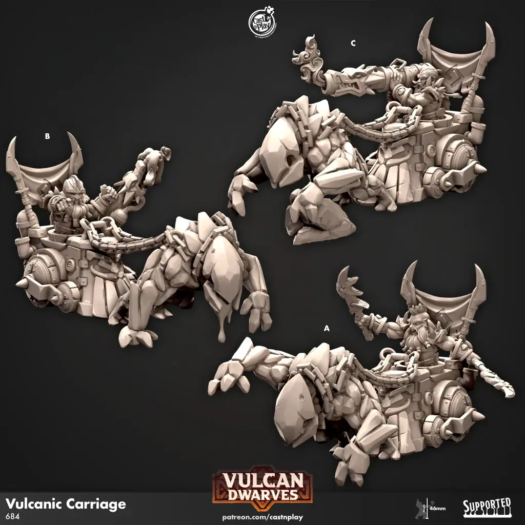 Vulcan Dwarves - Vulcanic Carriage