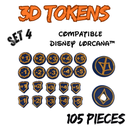 Jetons 3D Disney Lorcana™ (Set 4)