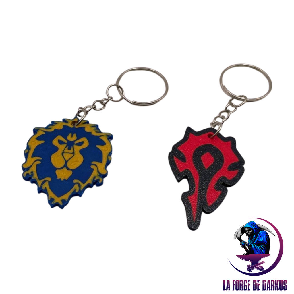 Porte Clé Horde ou Alliance - Warcraft