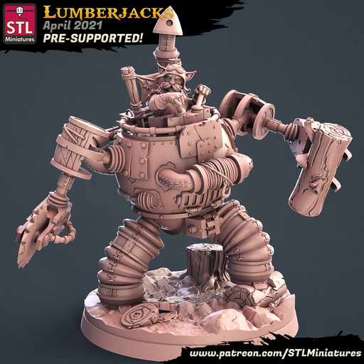 [08-STL-03] Bûcheron Mecha - Bûcherons