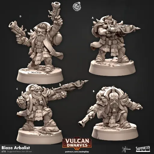 Vulcan Dwarves - Blaze Arbalist