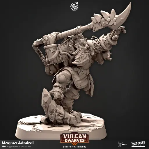 [49-CNP-680] Vulcan Dwarves - Magma Admiral 